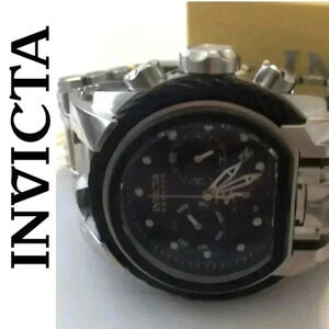 Invicta Reserve Quartz 52mm Stainless Steel NWT 